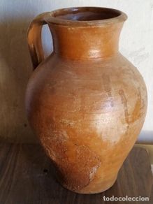 Antigüedades: Olla alfarería extinguida Puebla de Montalbán ( Toledo)